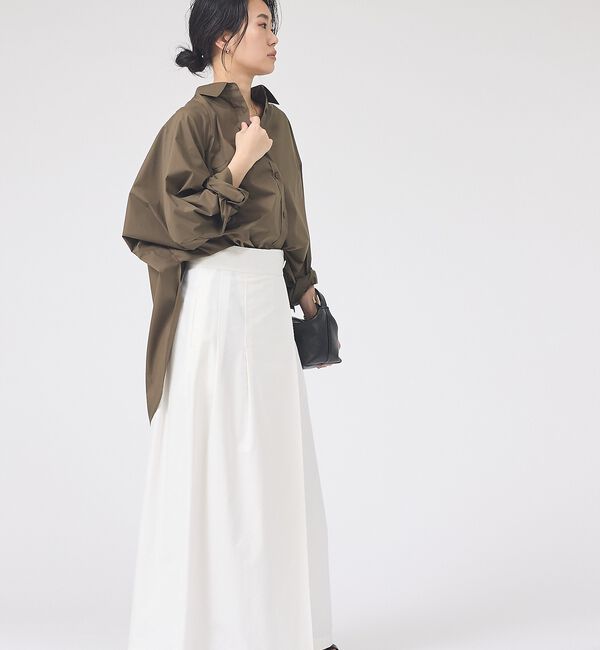 Rouge vif「ドルマンストレッチブロードビックシャツ」|シャツ・ブラウス|