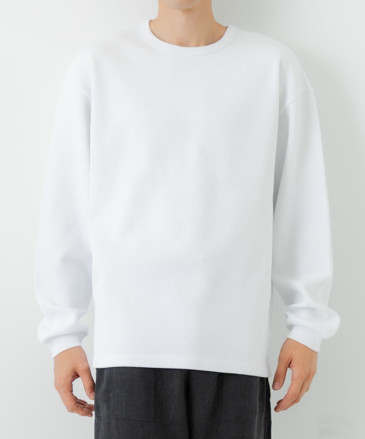 URBAN RESEARCH「『UR TECH』度詰めワッフルロングスリーブ」|Tシャツ・カットソー|