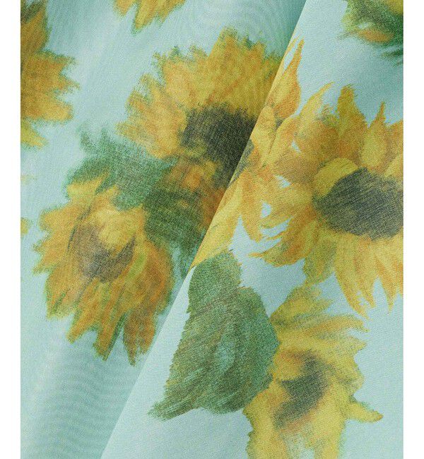 LOULOU WILLOUGHBY「WEB 一部店舗限定【LOULOU WILLOUGHBY】サンフラワープリントブラウス」|シャツ・ブラウス|