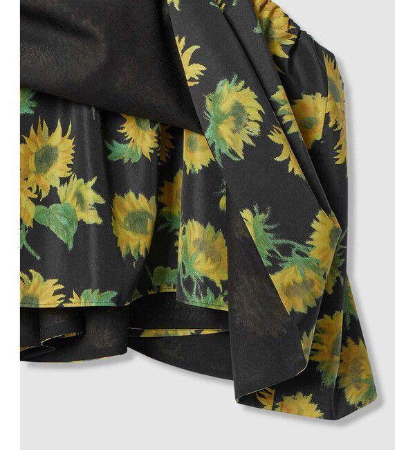 LOULOU WILLOUGHBY「WEB 一部店舗限定【LOULOU WILLOUGHBY】サンフラワープリントブラウス」|シャツ・ブラウス|