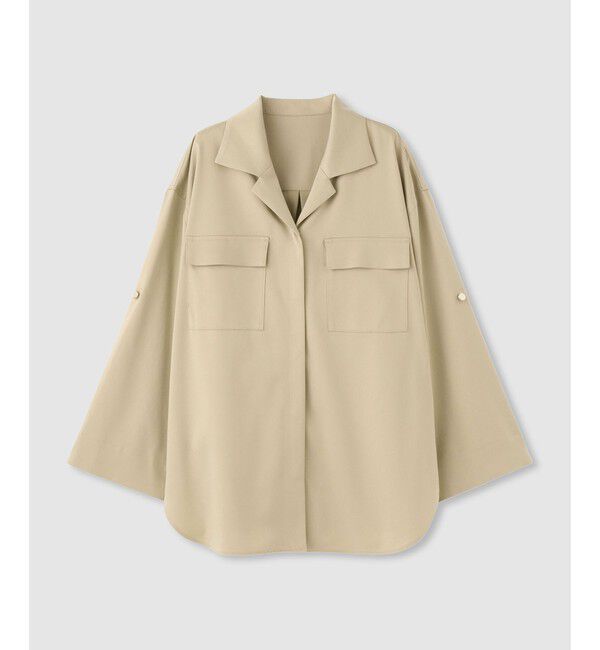 allureville「フィブリルターンバックシャツ」|シャツ・ブラウス|