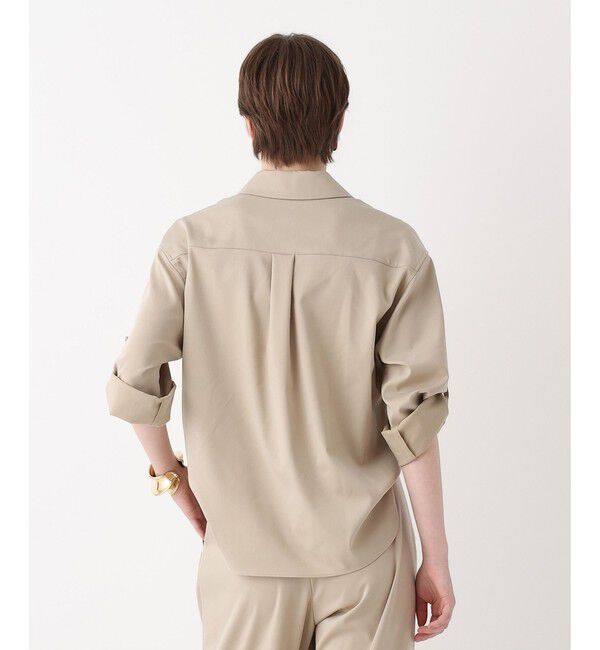 allureville「フィブリルターンバックシャツ」|シャツ・ブラウス|