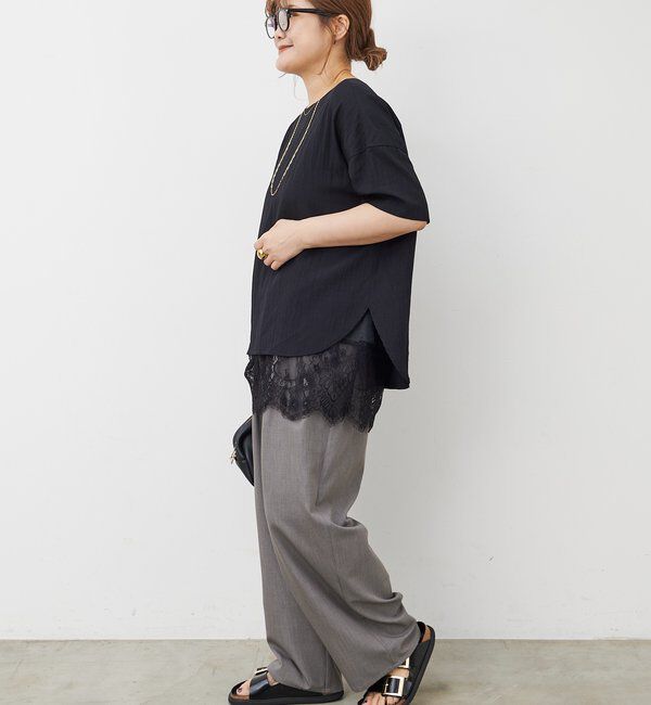  「【＠noricorico102企画/リバイバル】キレイ見え万能Tブラウス」|シャツ・ブラウス|