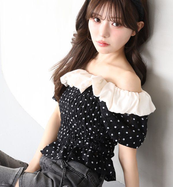  「2WAYシャーリングブラウス」|シャツ・ブラウス|