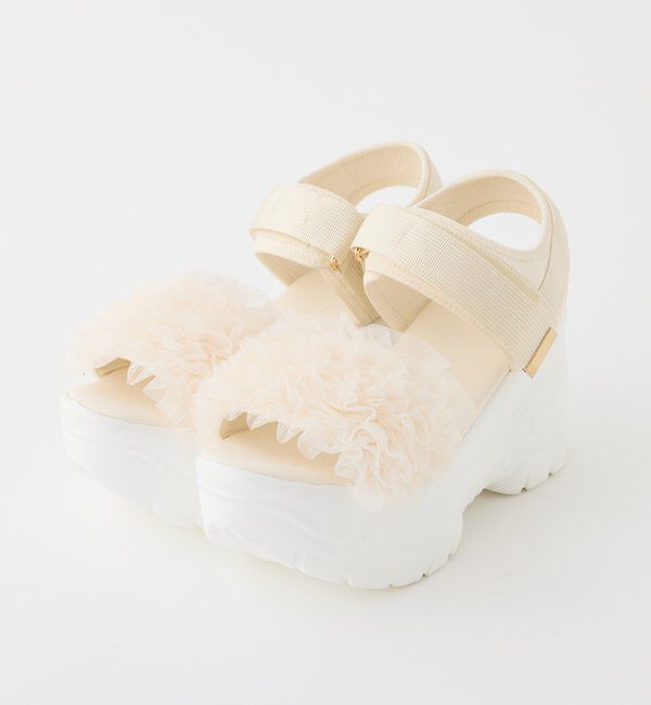  「チュールフリル厚底スポサン」|その他|