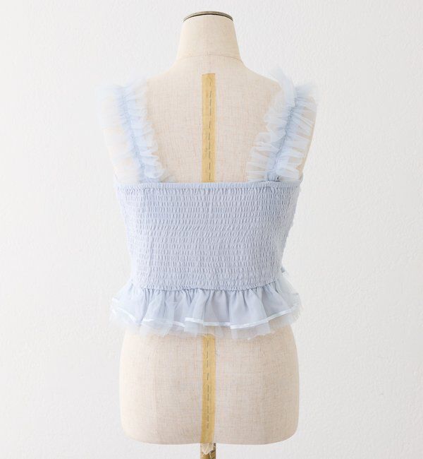  「【Tulle Collection】チュールビスチェ」|シャツ・ブラウス|