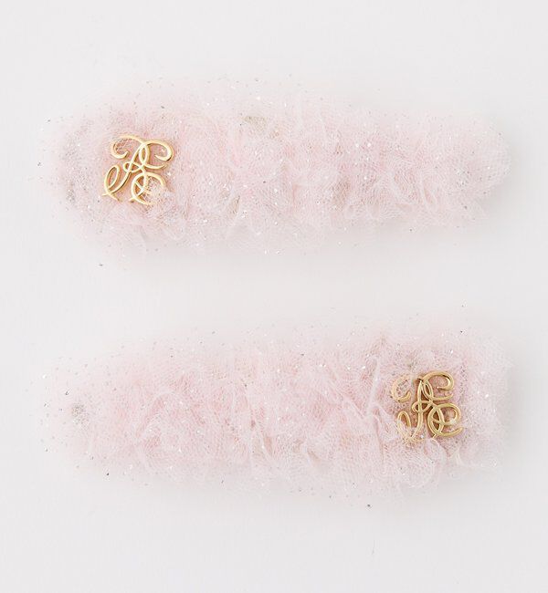  「【Tulle Collection】チュールヘアピン」|その他|ピンク