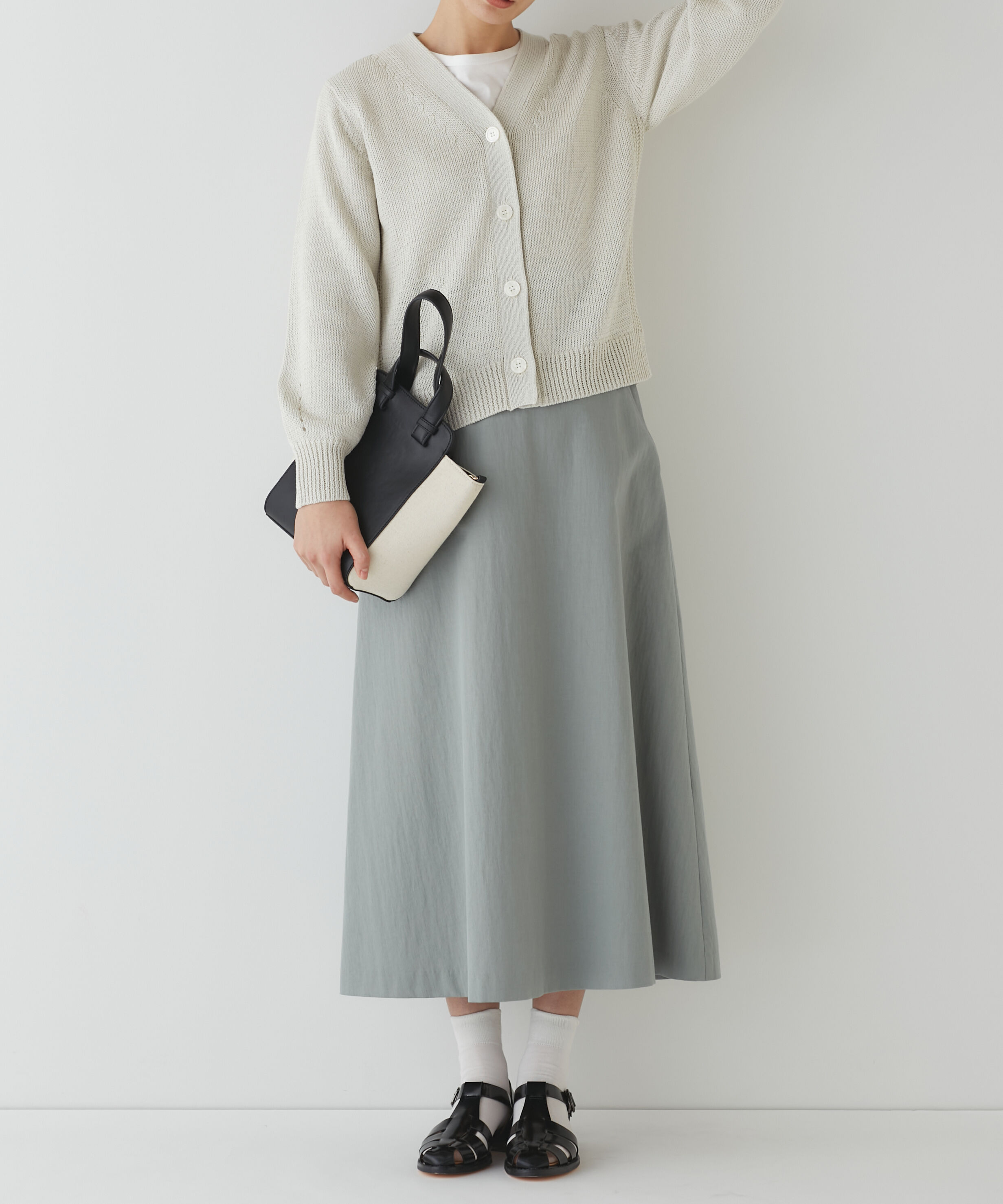  「◆ウエスト折り返しフレアスカート」|スカート|