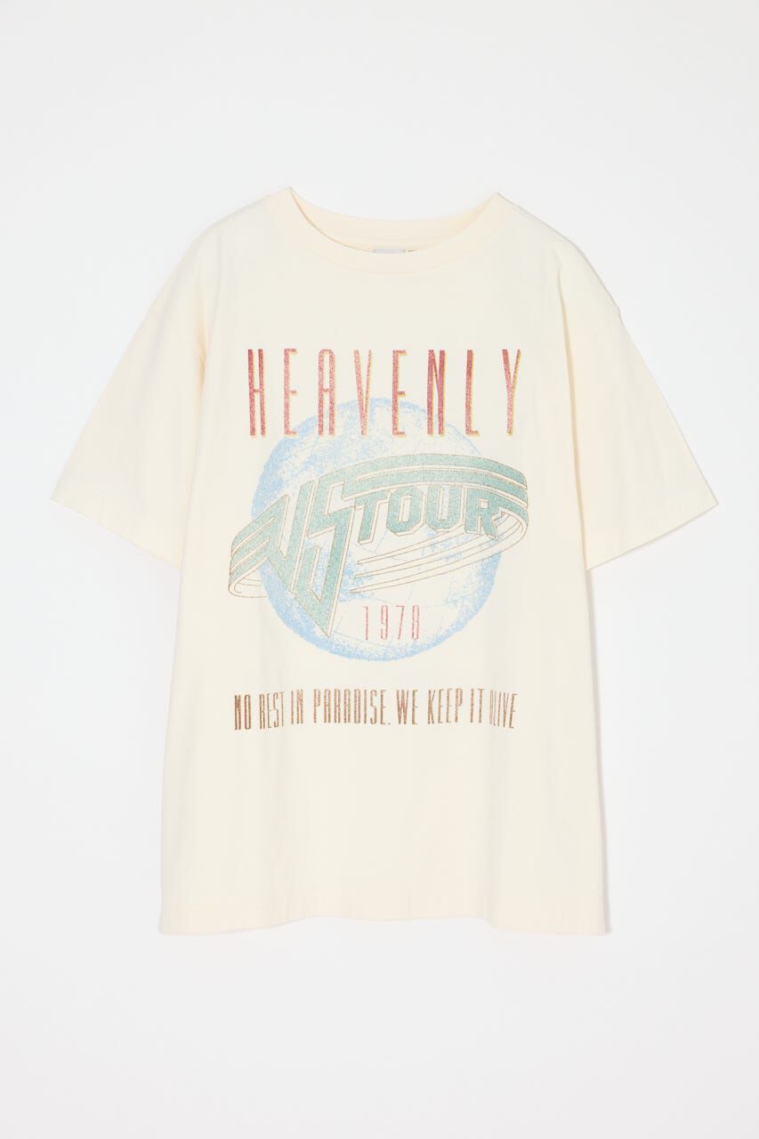 MOUSSY「FADED GRAPHIC LOOSE ティ」|Tシャツ・カットソー|O/WHT1