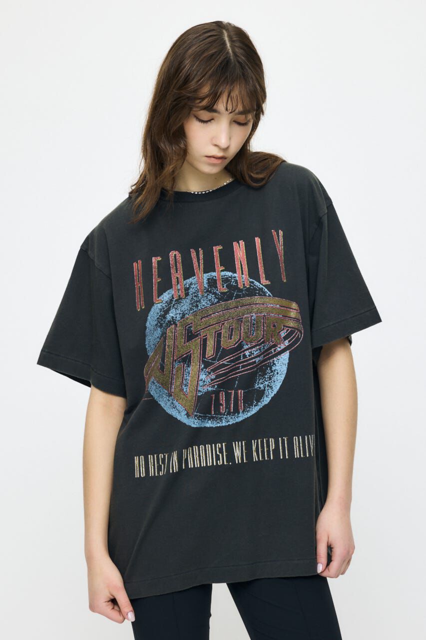 MOUSSY「FADED GRAPHIC LOOSE ティ」|Tシャツ・カットソー|