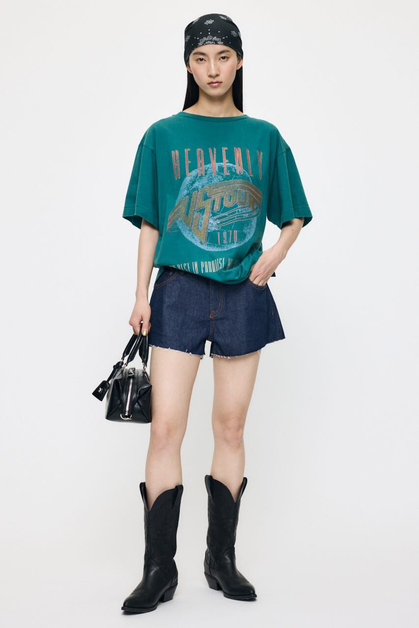 MOUSSY「FADED GRAPHIC LOOSE ティ」|Tシャツ・カットソー|
