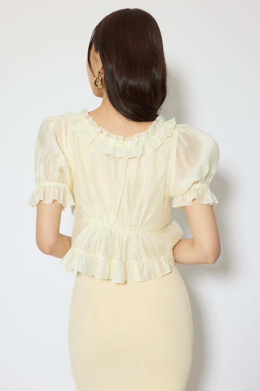 rienda「シフォンカーデセットタイトニットワンピース」|ワンピース|