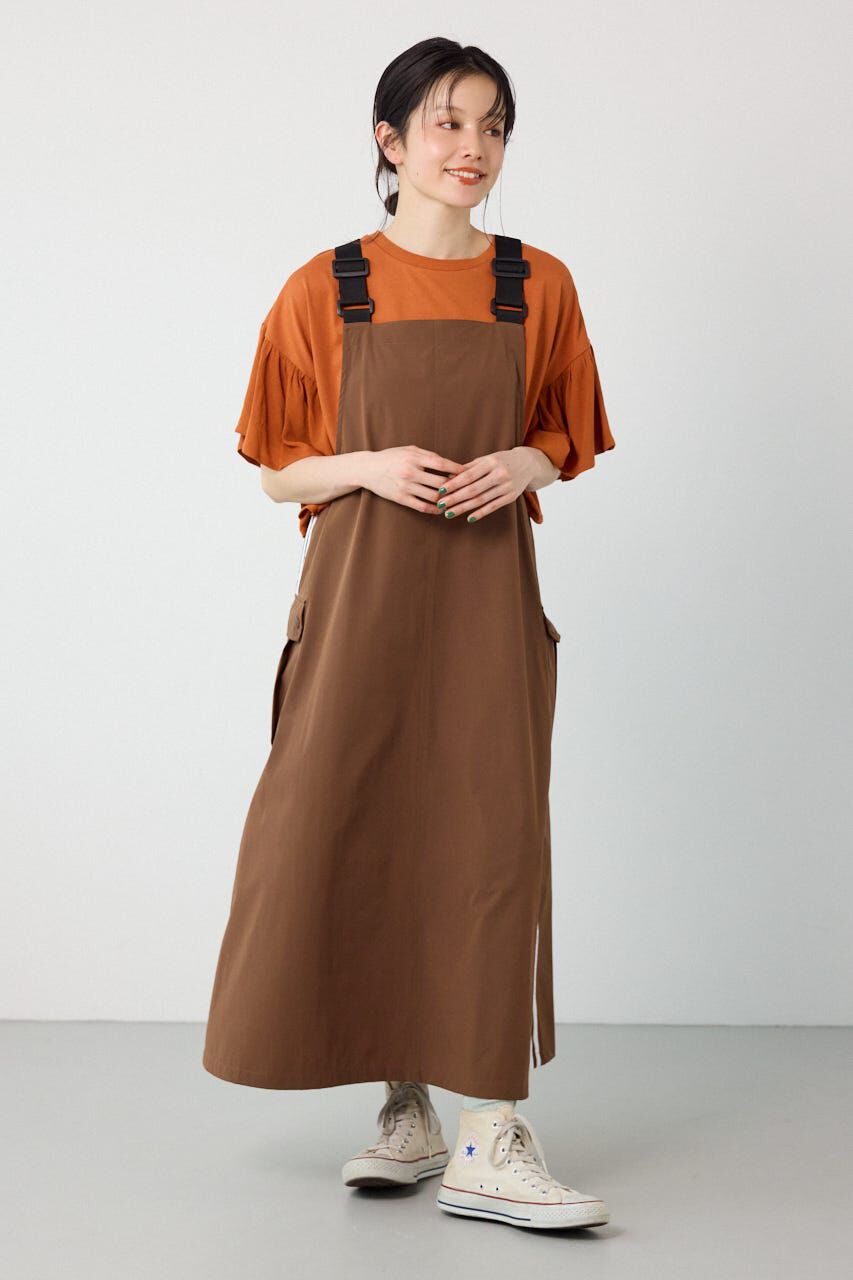 RODEO CROWNS「W/Rサイドラインジャンパースカート」|ワンピース|