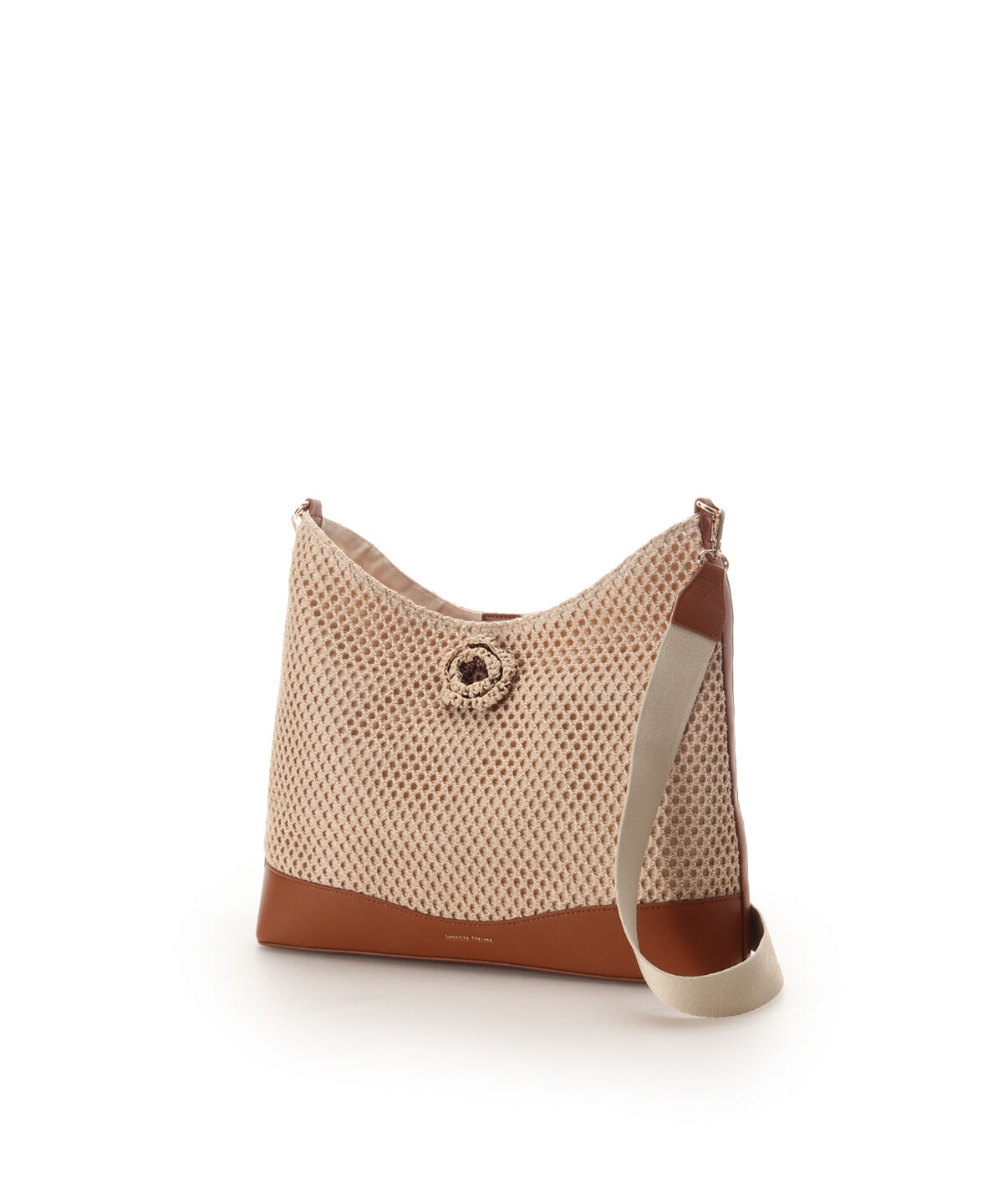 Samantha Thavasa「ワンポイントフラワーモチーフ フリルバッグ」|ハンドバッグ|