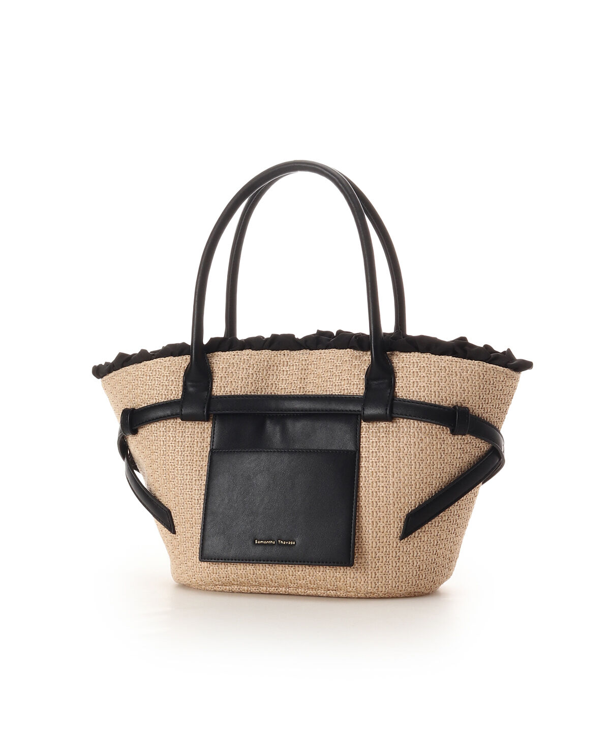 Samantha Thavasa「フロントポケットかごバッグ」|ハンドバッグ|