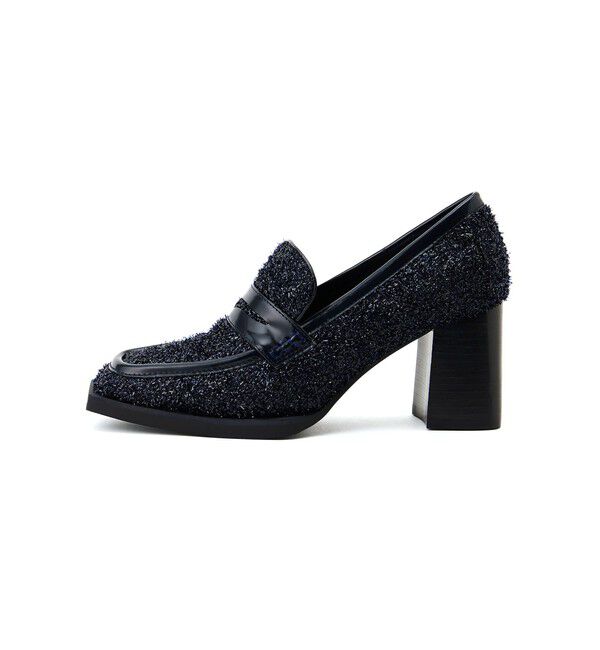 SY UNITED ARROWS「＜SY＞ヒールローファー パンプス75●&uarr;」|パンプス|NAVY