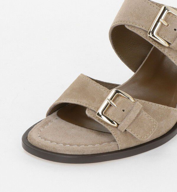 ODETTE E ODILE「ダブルワイドベルト ミュール サンダル60&uarr;」|サンダル|