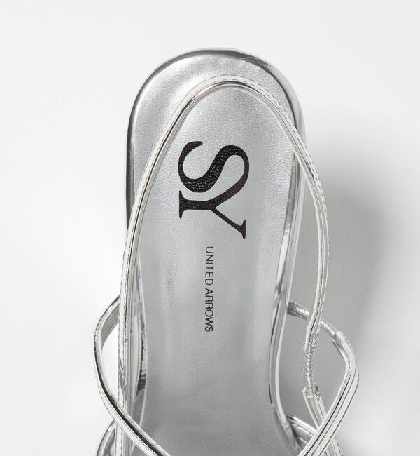 ODETTE E ODILE「＜SY＞ ポインテッド ビジュー ウェッジ バックベルト サンダル60&uarr;」|サンダル|