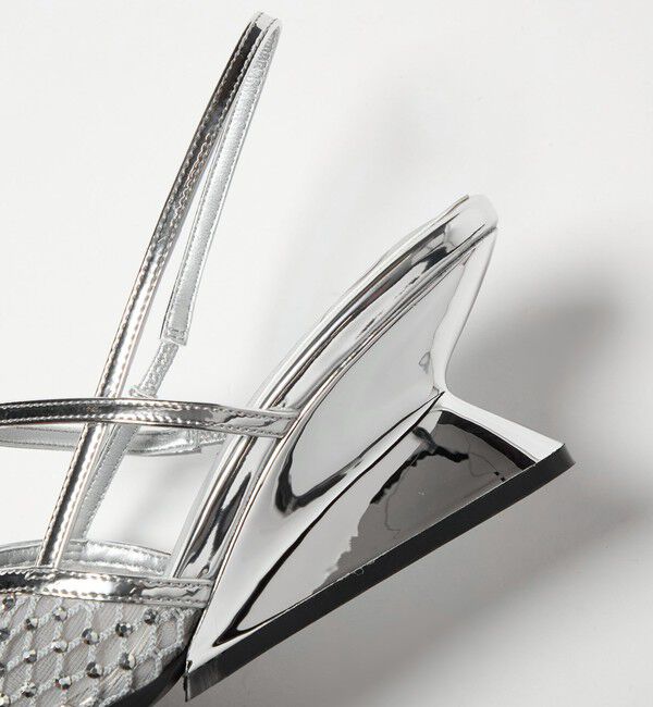 ODETTE E ODILE「＜SY＞ ポインテッド ビジュー ウェッジ バックベルト サンダル60&uarr;」|サンダル|