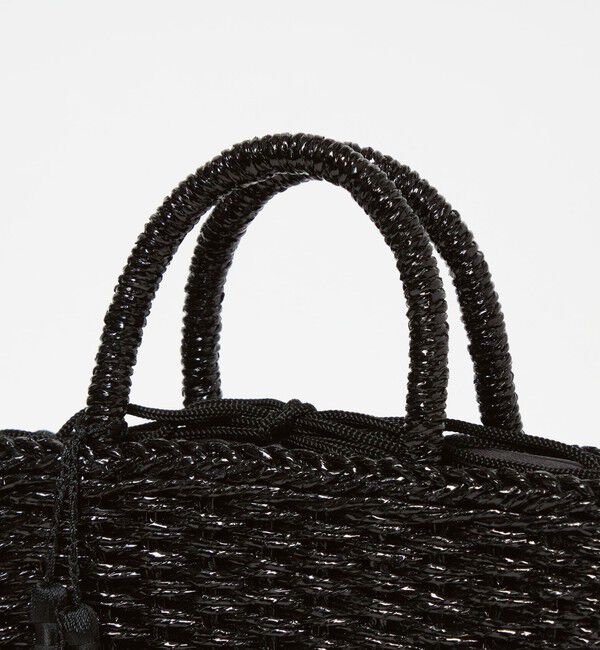 UNITED ARROWS green label relaxing「2WAY メタリック ペーパーカゴバッグ」|かごバッグ|