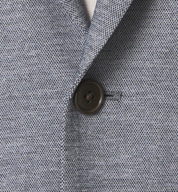 UNITED ARROWS green label relaxing「ポリエステル ジャージ カノコ 2B ジャケット -ウォッシャブル・ストレッチ・吸水速乾-」|テーラードジャケット|