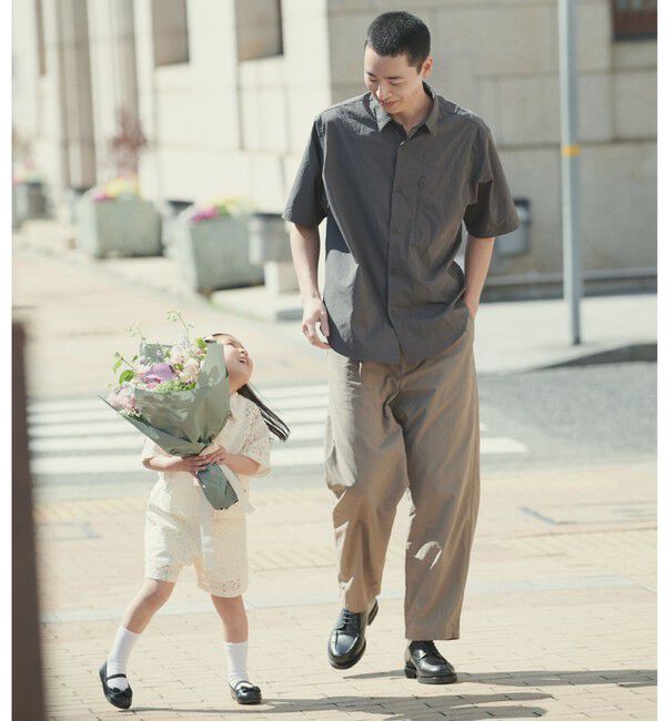 UNITED ARROWS green label relaxing「WONDER CLOTH ジャストルーズ レギュラーカラー 半袖 シャツ -ストレッチ・接触冷感・吸水速乾-」|シャツ・ブラウス|