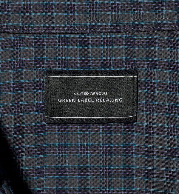 UNITED ARROWS green label relaxing「ナイロン コットン チェック ジャストルーズ 長袖 シャツ」|シャツ・ブラウス|