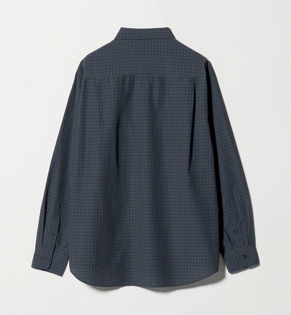 UNITED ARROWS green label relaxing「ナイロン コットン チェック ジャストルーズ 長袖 シャツ」|シャツ・ブラウス|