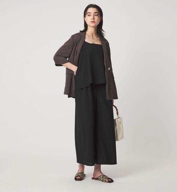 UNITED ARROWS green label relaxing「［size SHORT/TALLあり］ドライクロス オールインワン」|オールインワン|BLACK