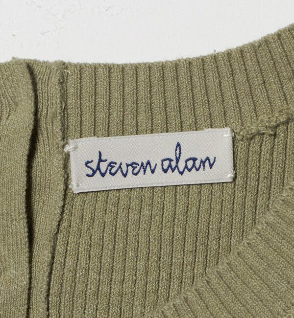 STEVEN ALAN「＜Steven Alan＞リブ プルオーバー ニット」|ニット・セーター|