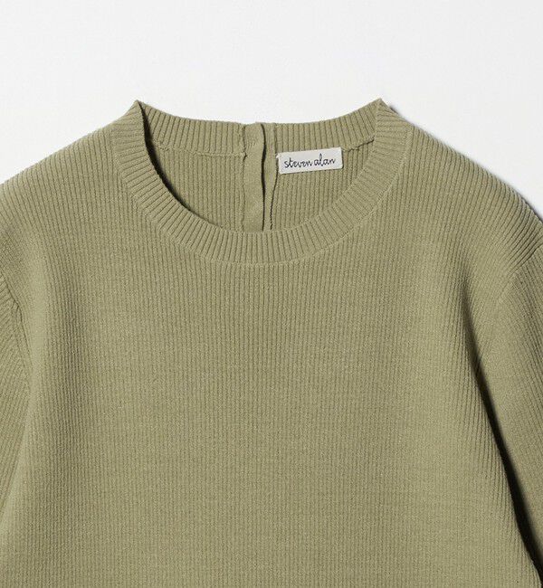 STEVEN ALAN「＜Steven Alan＞リブ プルオーバー ニット」|ニット・セーター|
