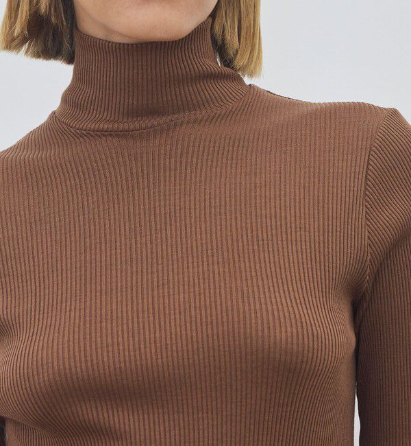 DES PRES「シルクコットンリブ ハーフスリーブプルオーバー」|Tシャツ・カットソー|