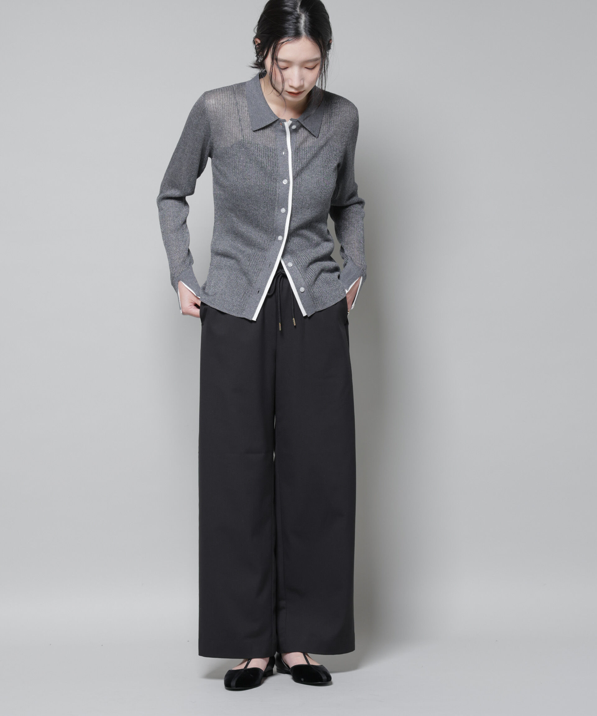 nano･universe「ファンクションダブルウエストイージーパンツ」|チノ|