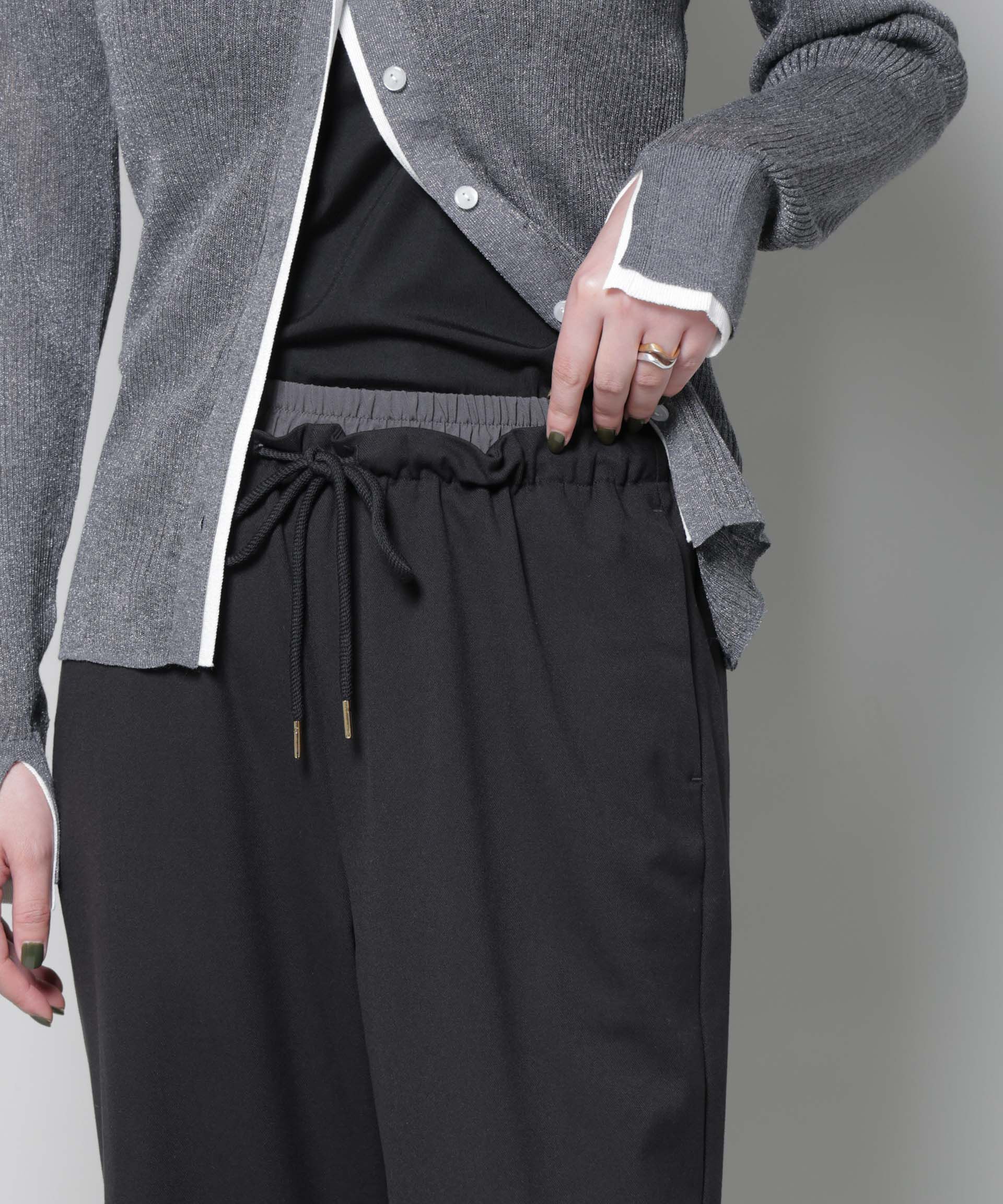 nano･universe「ファンクションダブルウエストイージーパンツ」|チノ|