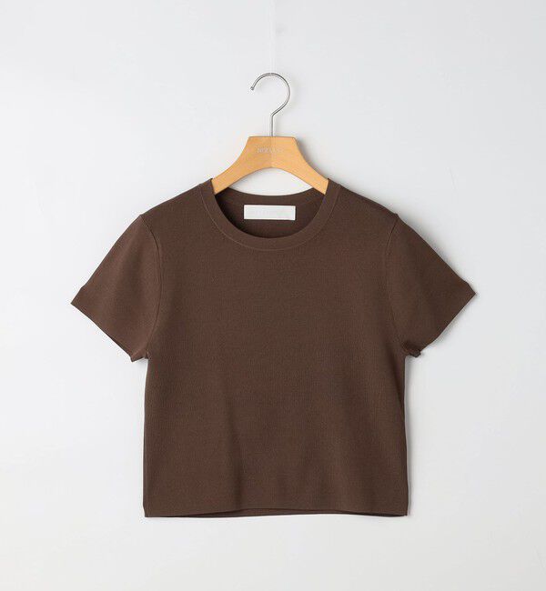 NOLLEY'S sophi「《手洗い可能/アンサンブル対応》マルチファンクション総針半袖プルオーバー」|ニット・セーター|