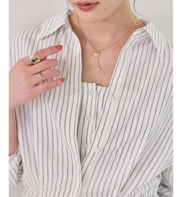 VIS「レイヤードストライプシャツ」|シャツ・ブラウス|