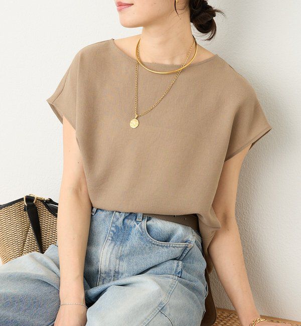  「予約【セットアップ着用可能】メッシュフレンチブラウス」|シャツ・ブラウス|