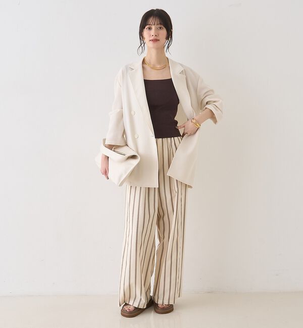 Rouge vif「バスケットメッシュダブルジャケット」|テーラードジャケット|