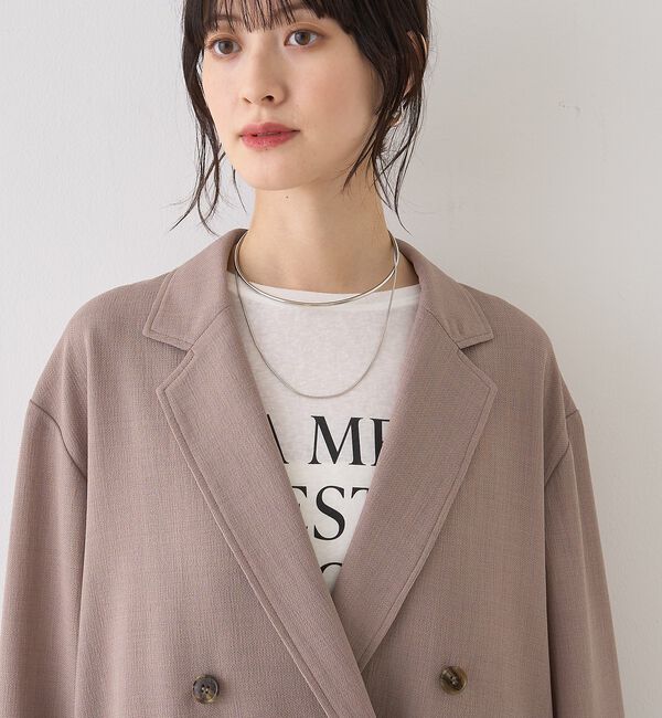 Rouge vif「バスケットメッシュダブルジャケット」|テーラードジャケット|