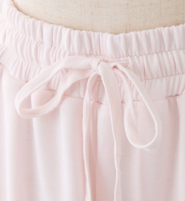  「【セットアップ可能】バックロゴ刺繍サイドカットラメスウェットパンツ」|その他|