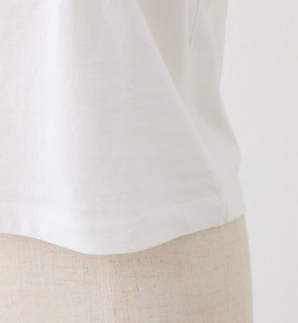  「ビジュー付ロゴアソートサスティナブルTシャツ」|プルオーバー|