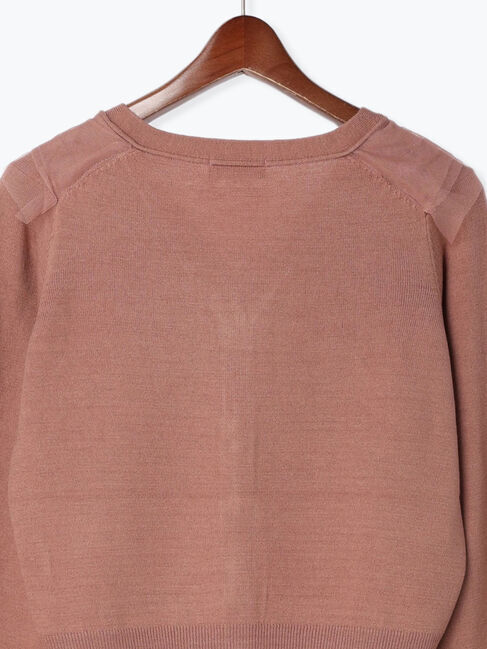 Te chichi TERRASSE「チュールフリルVネックカーディガン」|カーディガン|