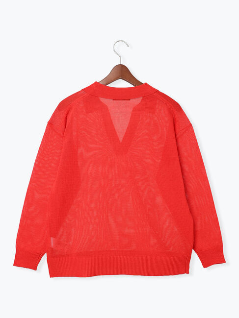 Te chichi「メッシュスキッパーポロニット」|ニット・セーター|