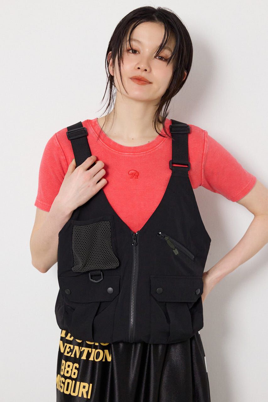 RODEO CROWNS「W/Rユーティリティーベスト」|ダウンベスト・ベスト|BLK