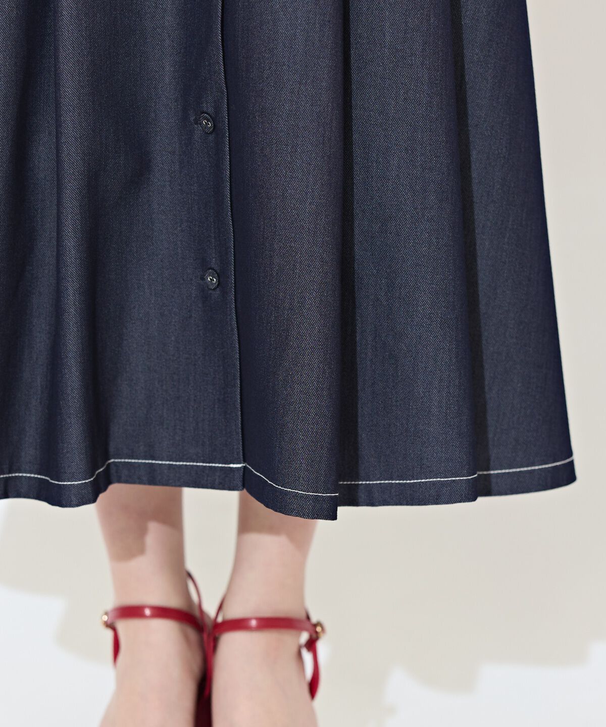 WILLSELECTION「ラッフルスリーブリボンタイワンピース」|ワンピース|