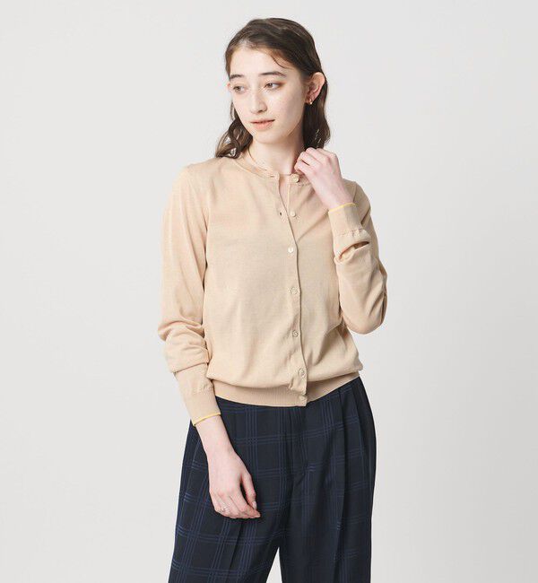 UNITED ARROWS「18G クルーネック ニットカーディガン ‐ウォッシャブル‐」|カーディガン|