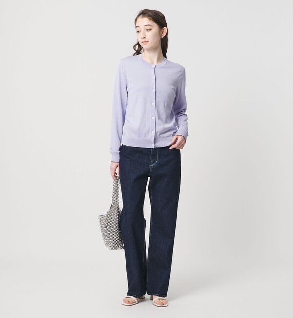 UNITED ARROWS「18G クルーネック ニットカーディガン ‐ウォッシャブル‐」|カーディガン|