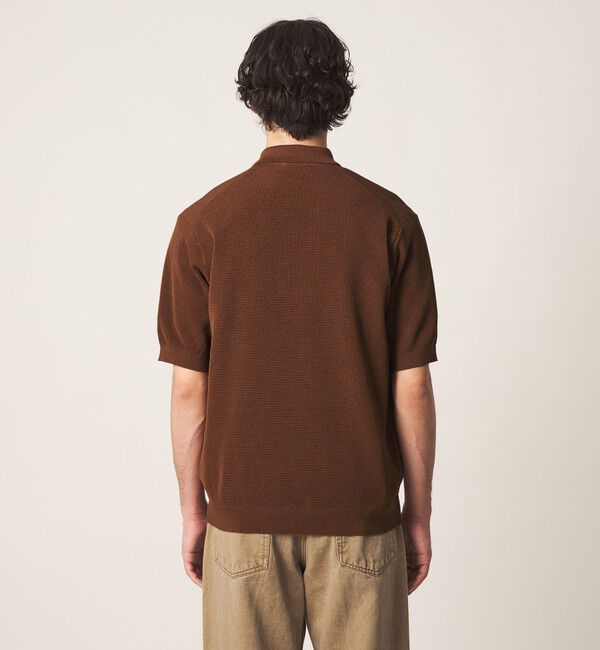 UNITED ARROWS「シャーリーカーン バーズアイ ニットポロシャツ」|ポロシャツ|