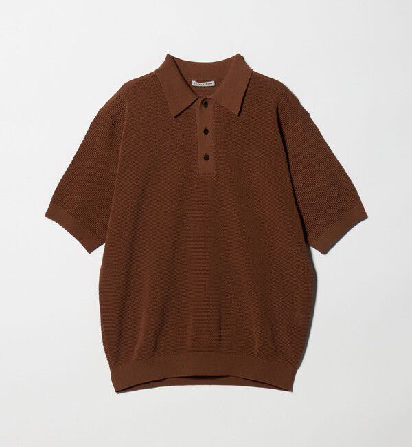 UNITED ARROWS「シャーリーカーン バーズアイ ニットポロシャツ」|ポロシャツ|