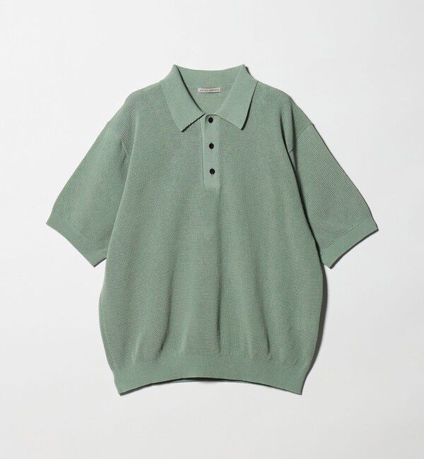 UNITED ARROWS「シャーリーカーン バーズアイ ニットポロシャツ」|ポロシャツ|